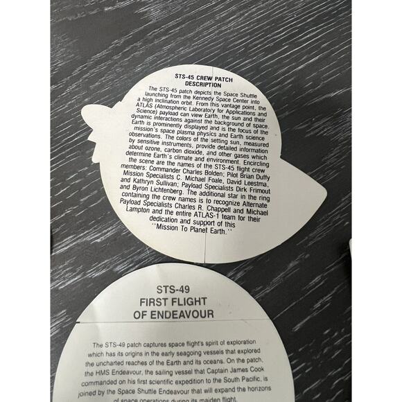 Space Shuttle Patch Pin Decal Lot, Apollo, Space Lab, Challenger, Columbia - Picture 15 of 16